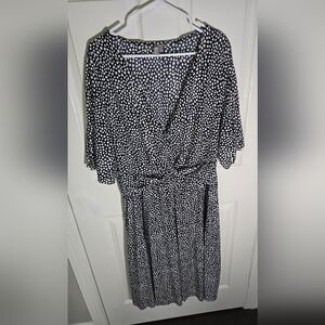 Asos Polka Dot Womens Fit and Flare Dress Size 18